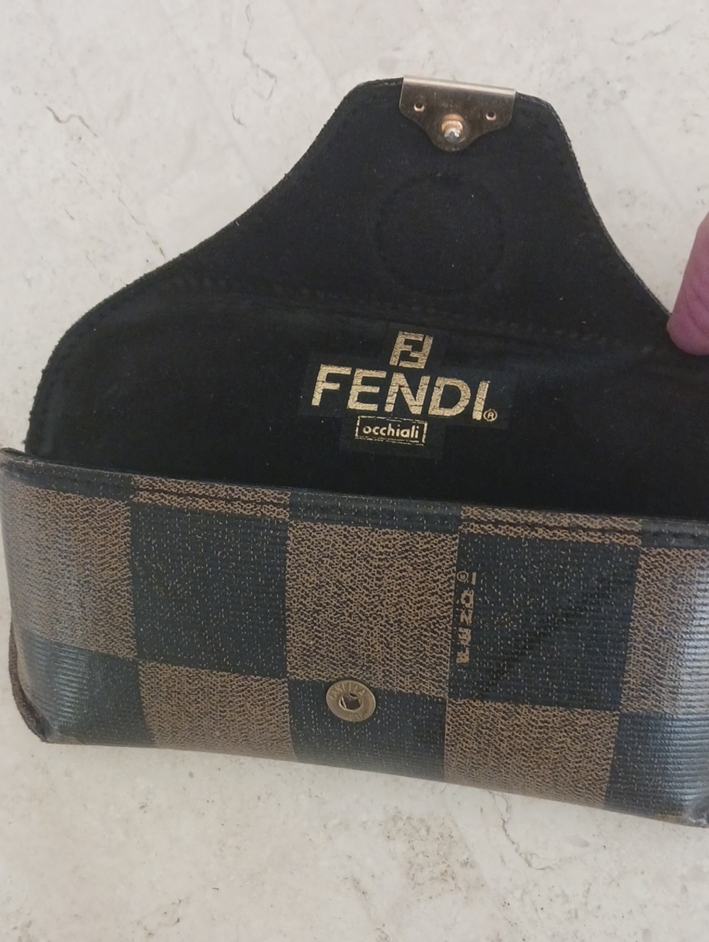 FENDI eyeglass (hard) Case, for Sunglasses- etc....made In Italy,,VINTAGE 1990's